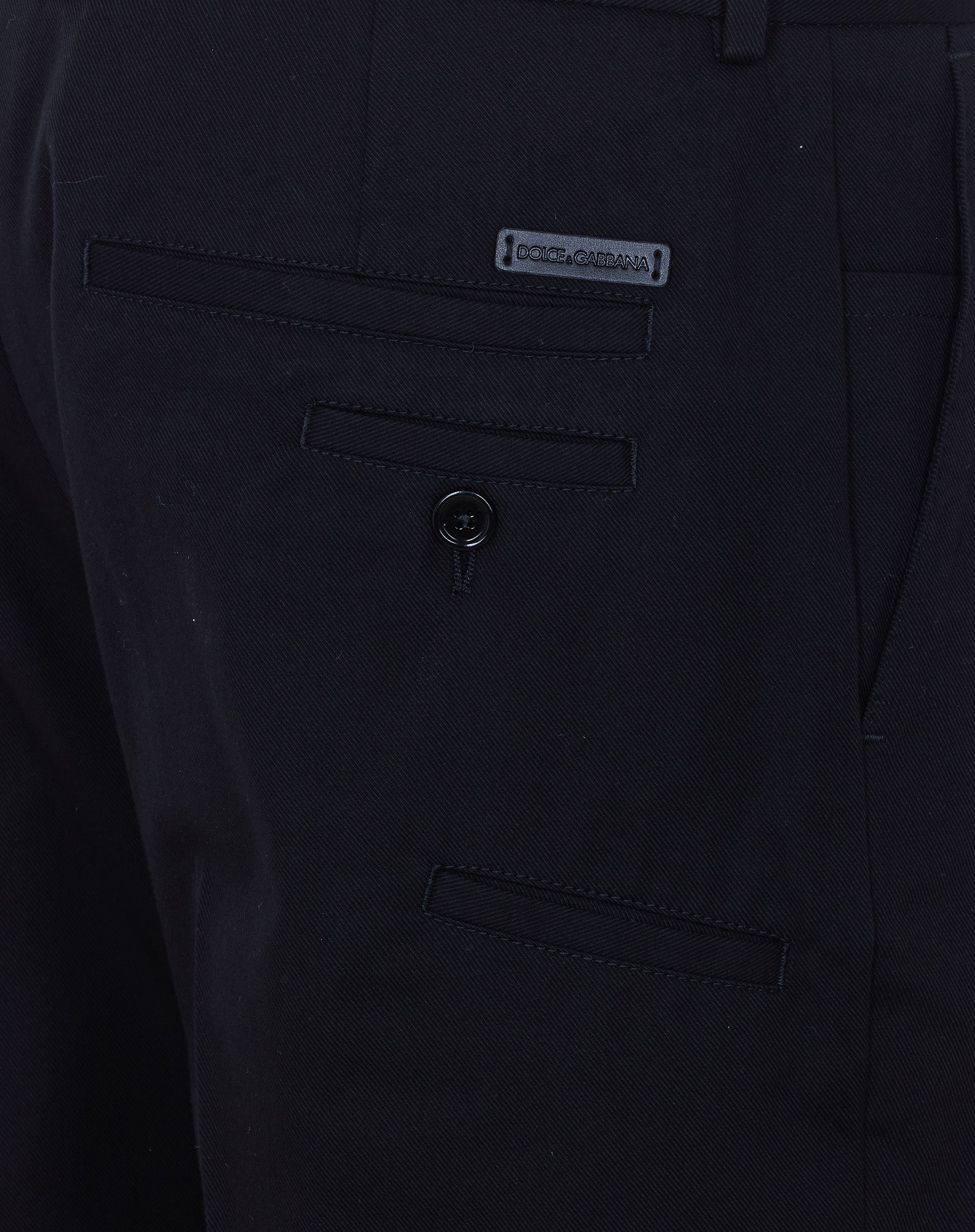 Dolce & Gabbana Trousers Black Cotton