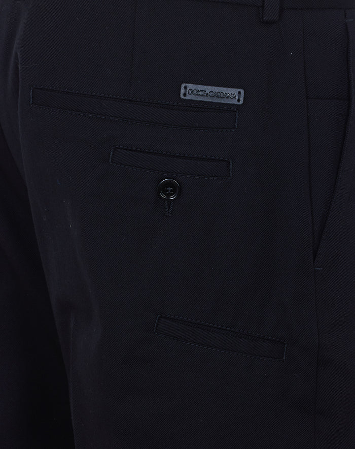 Dolce & Gabbana Trousers Black Cotton