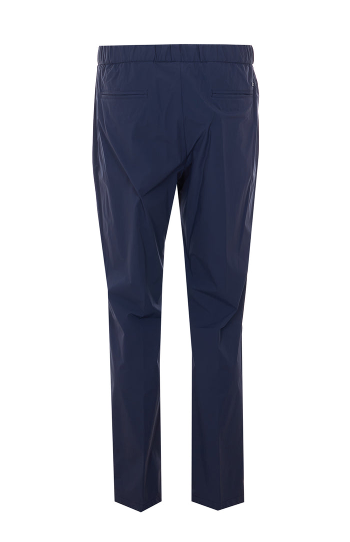 Herno Trousers Blue Polyester