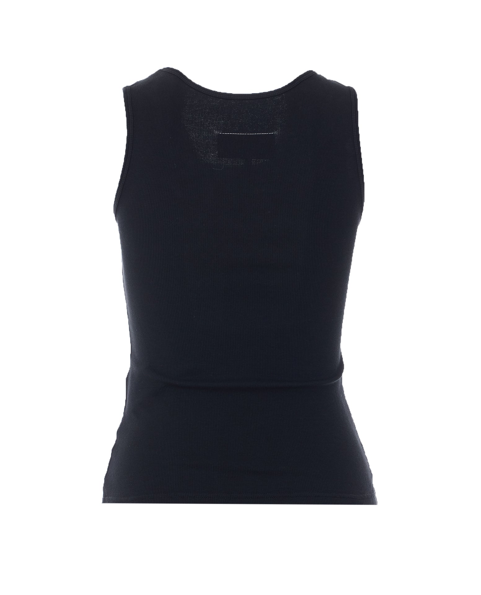 MM6 Maison Margiela Top Black Cotton
