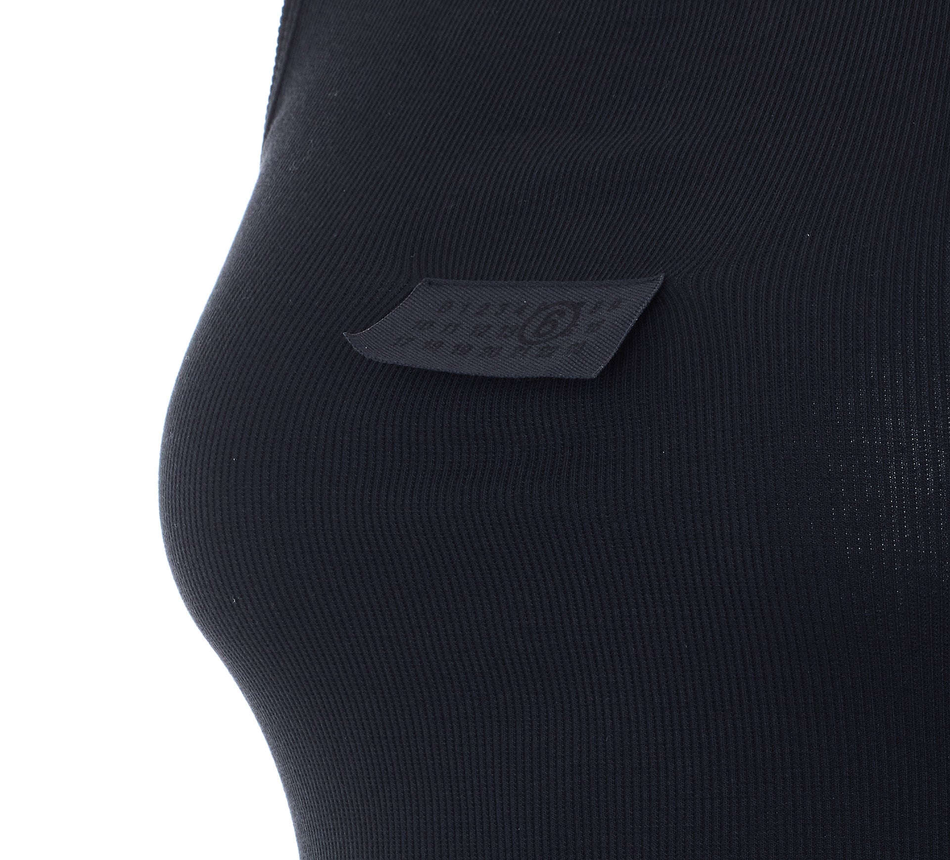 MM6 Maison Margiela Top Black Cotton