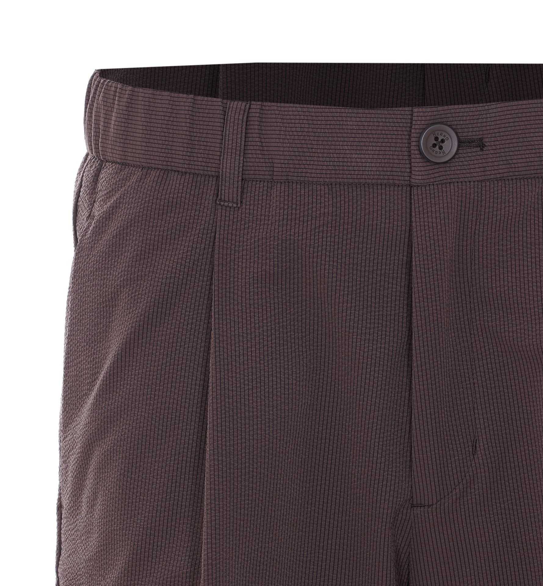 Herno Shorts Brown Polyester
