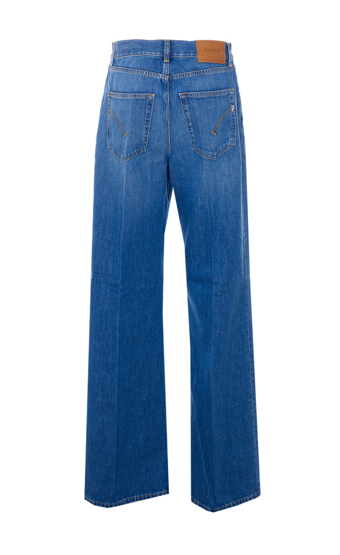 Dondup Jeans Blue Cotton