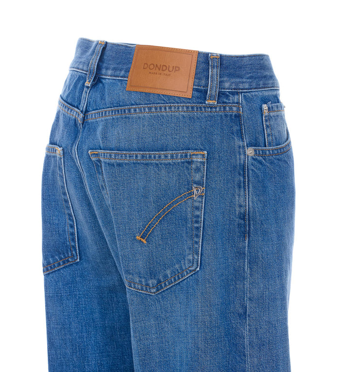 Dondup Jeans Blue Cotton