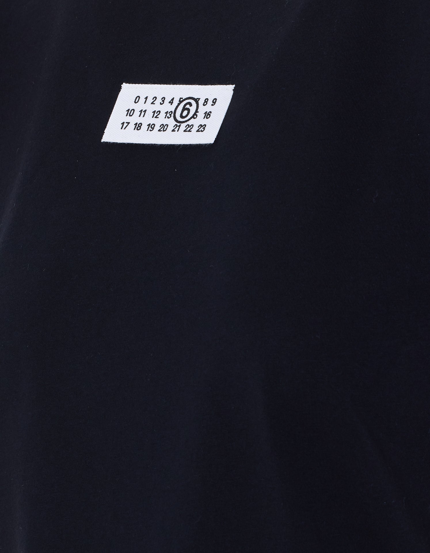 MM6 Maison Margiela T-shirts and Polos Black Cotton