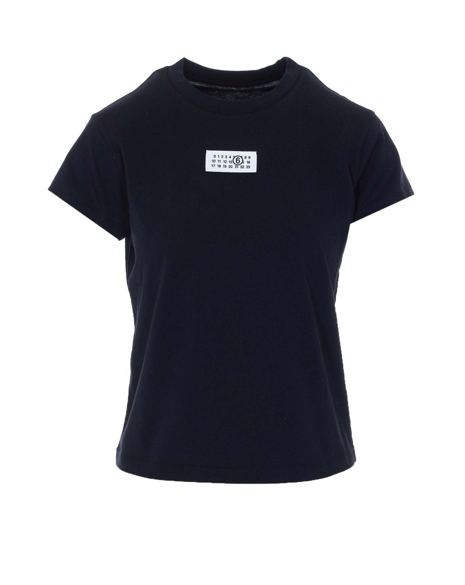 MM6 Maison Margiela T-shirts and Polos Black Cotton