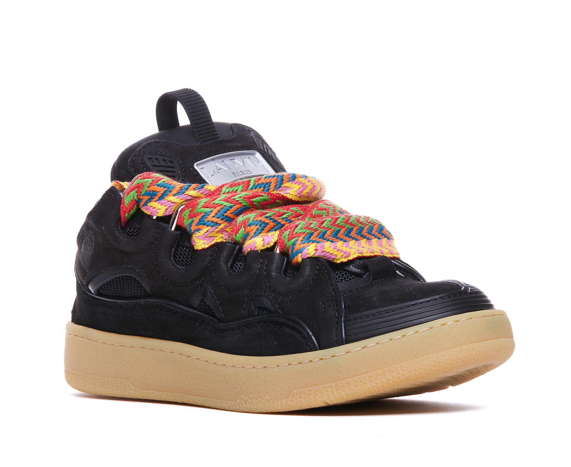 Lanvin Sneakers Black Suede Leather / Rubber Sole