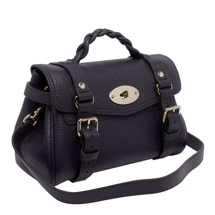 Mulberry Bags Purple Calf Leather