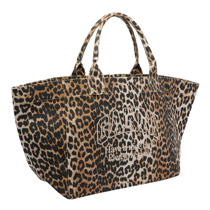 Ganni Bags Beige Cotton
