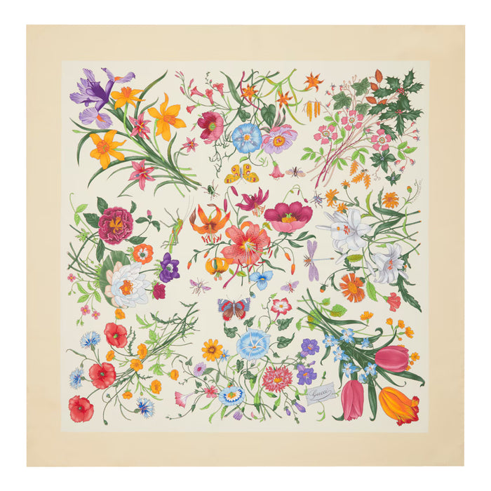 Gucci Scarfs Yellow Silk