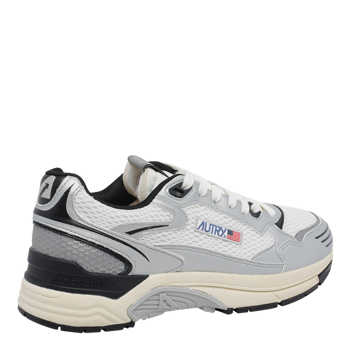 AUTRY Sneakers Silver Fabric Rubber/rubber Sole