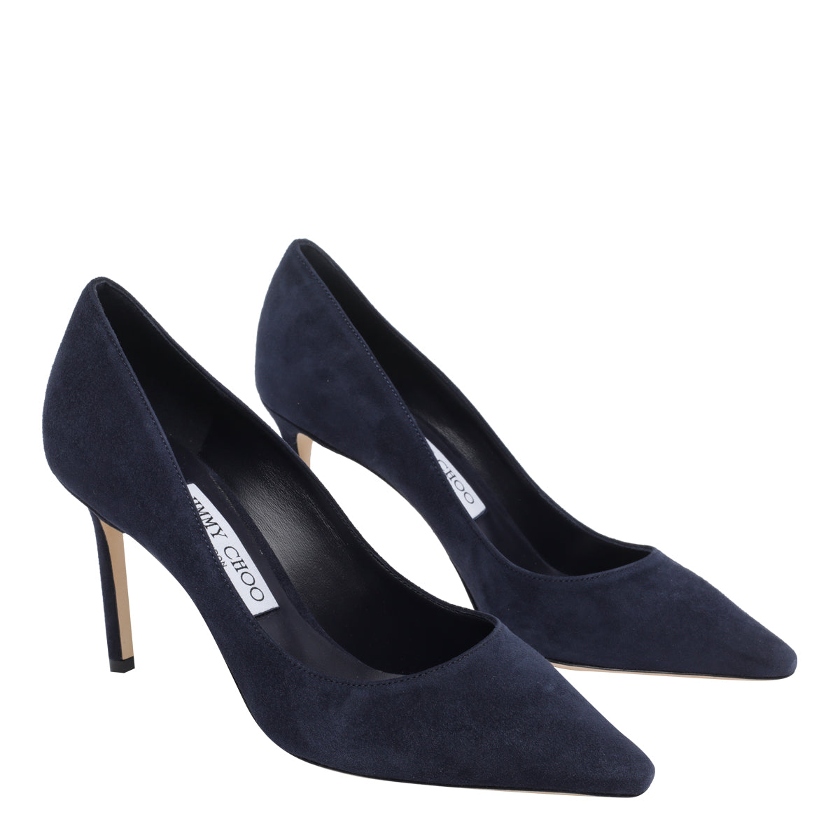 Jimmy Choo With Heel Blue Suede Leather/leather Sole