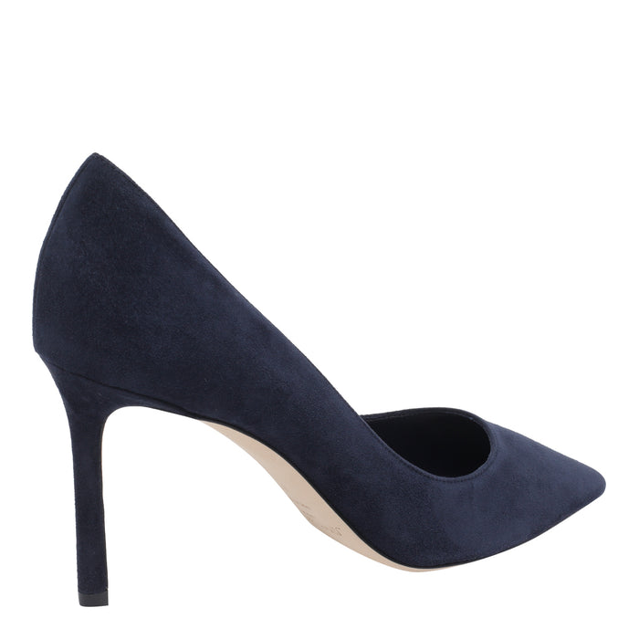 Jimmy Choo With Heel Blue Suede Leather/leather Sole