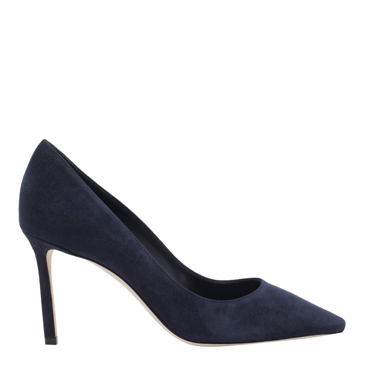 Jimmy Choo With Heel Blue Suede Leather/leather Sole