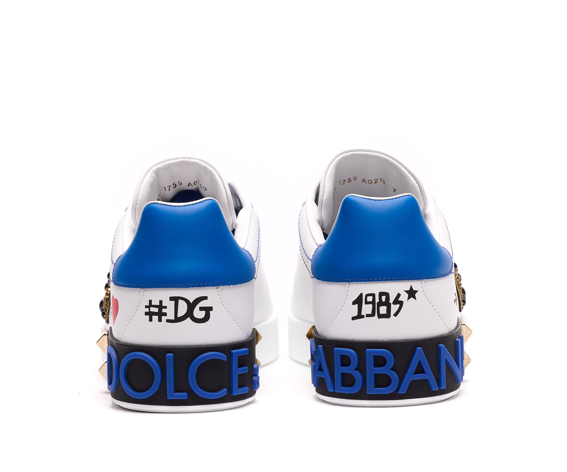 Dolce & Gabbana Sneakers Blue Leather
