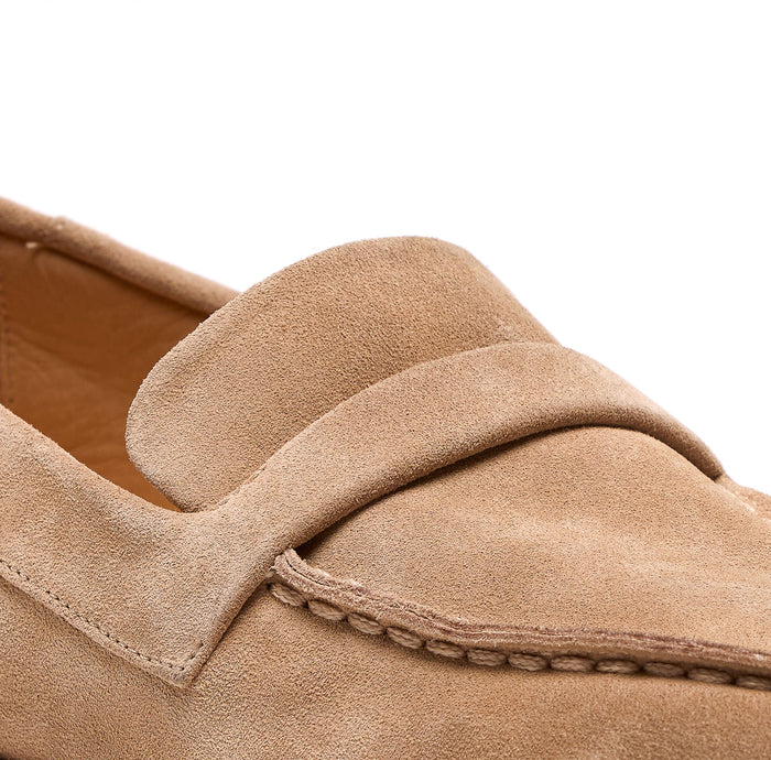 Marsell Flat shoes Beige Suede