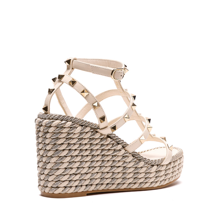 Valentino Garavani Sandals White Leather Upper