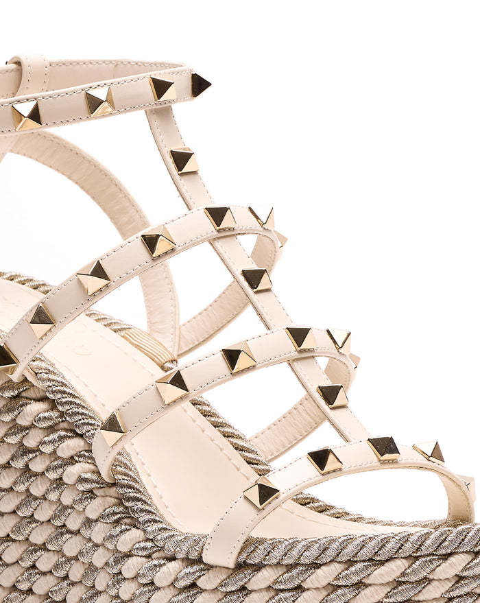 Valentino Garavani Sandals White Leather Upper