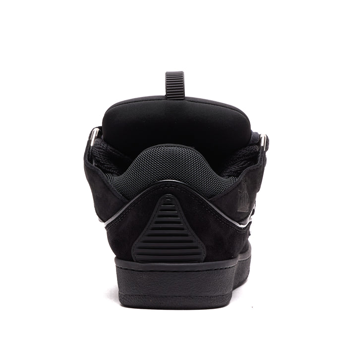 Lanvin Sneakers Black Leather And Suede