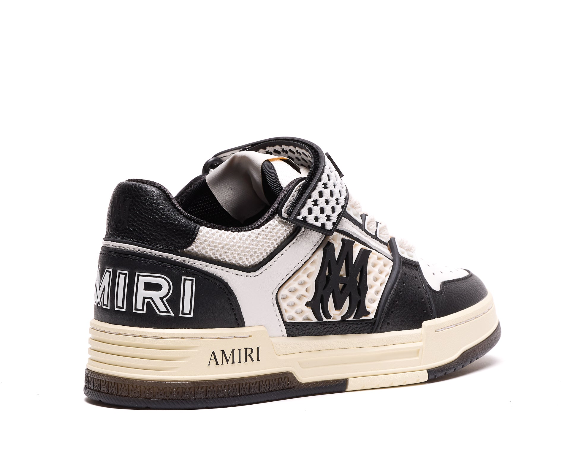 Amiri Sneakers Black Leather And Fabric