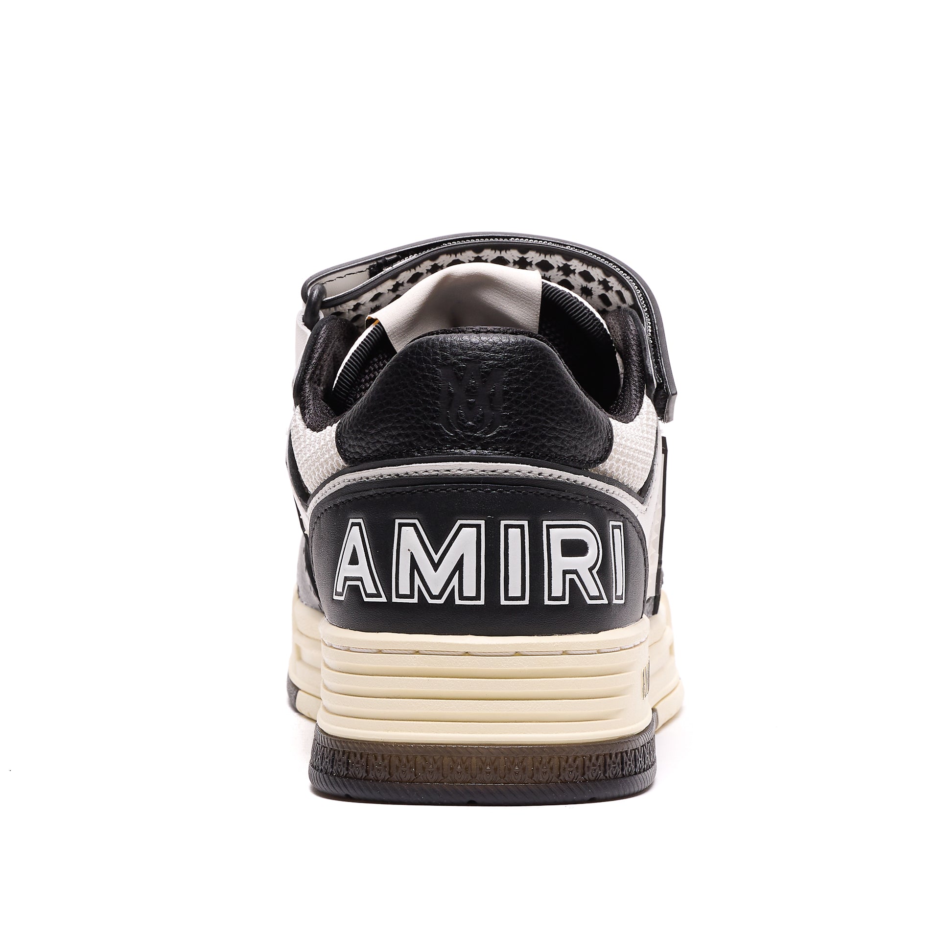 Amiri Sneakers Black Leather And Fabric