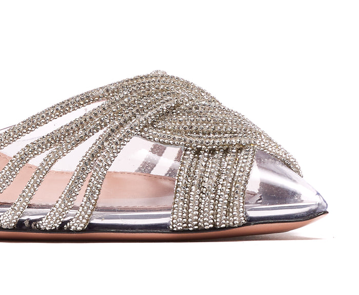 Aquazzura With Heel Silver Rubber