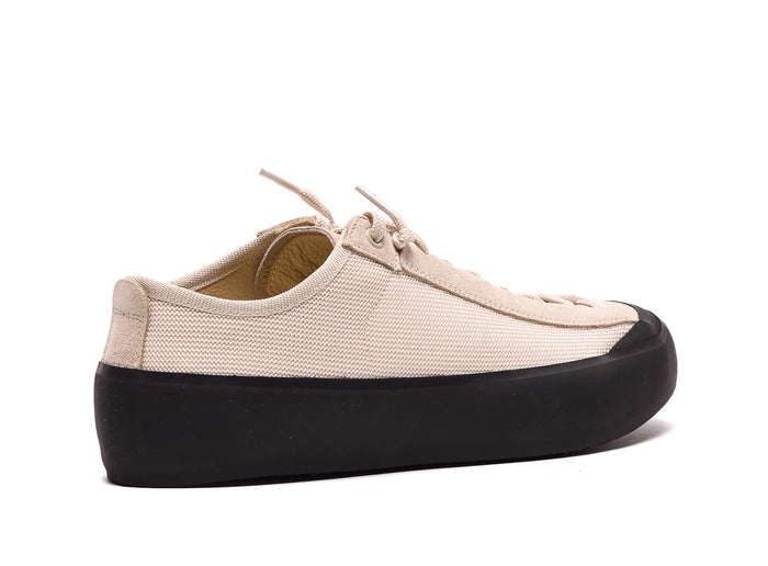 Stone Island Sneakers Beige Suede And Leather Rubber Sole