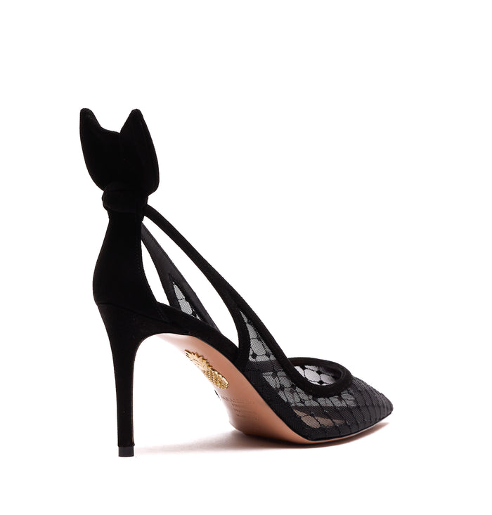 Aquazzura With Heel Black Suede