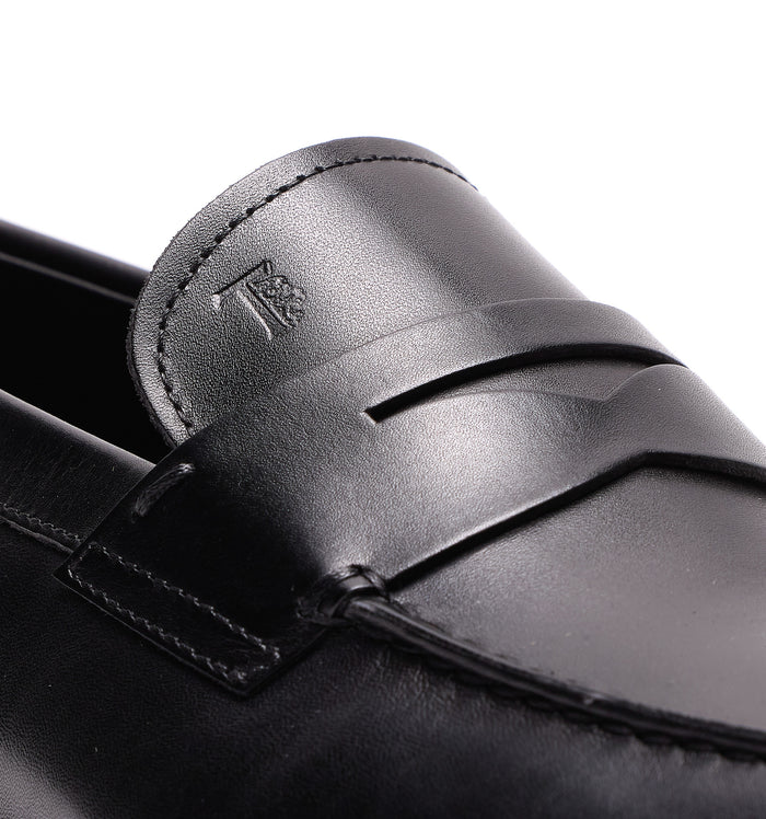 Tods Flat shoes Black Leather Upper And Sole