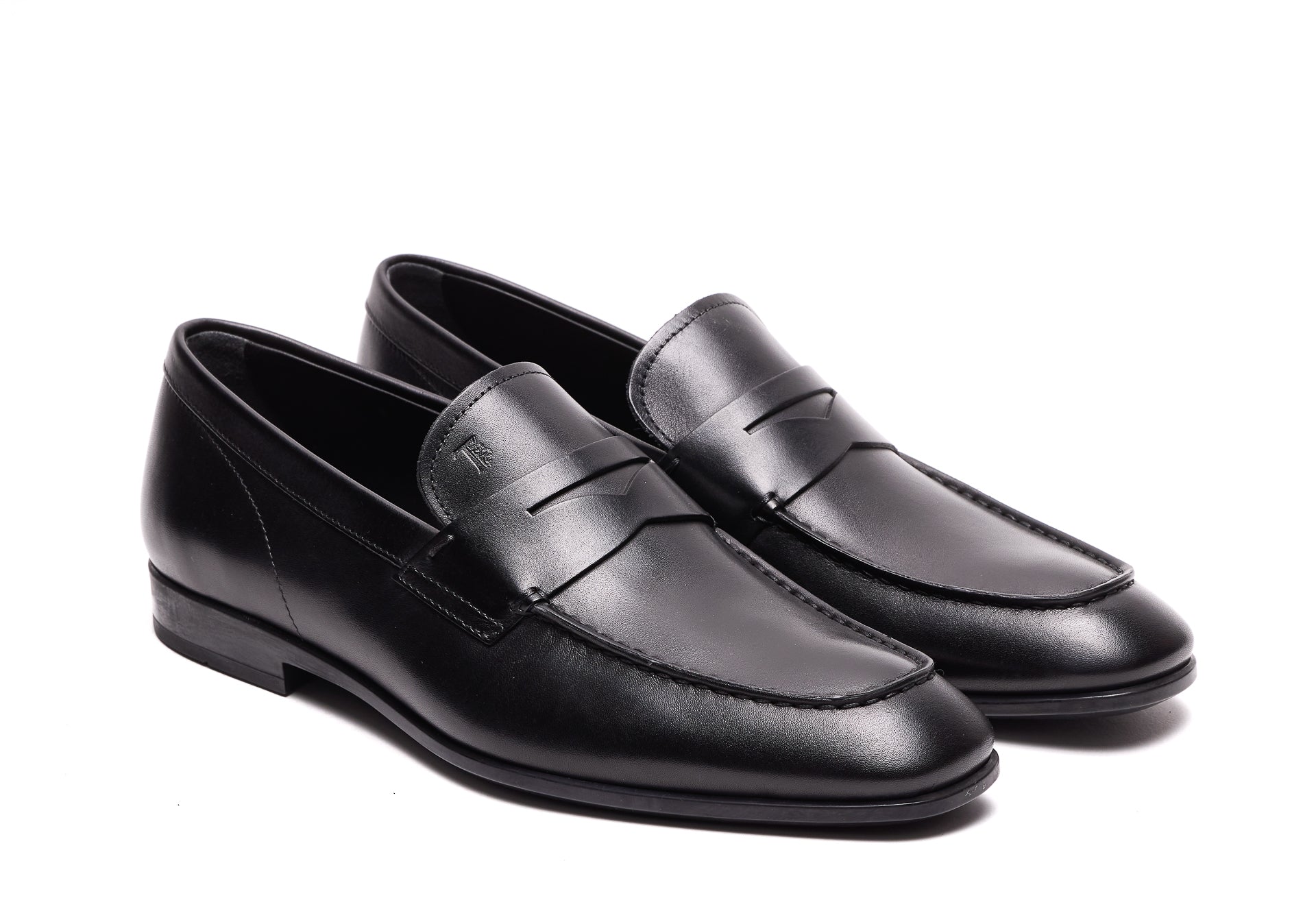 Tods Flat shoes Black Leather Upper And Sole
