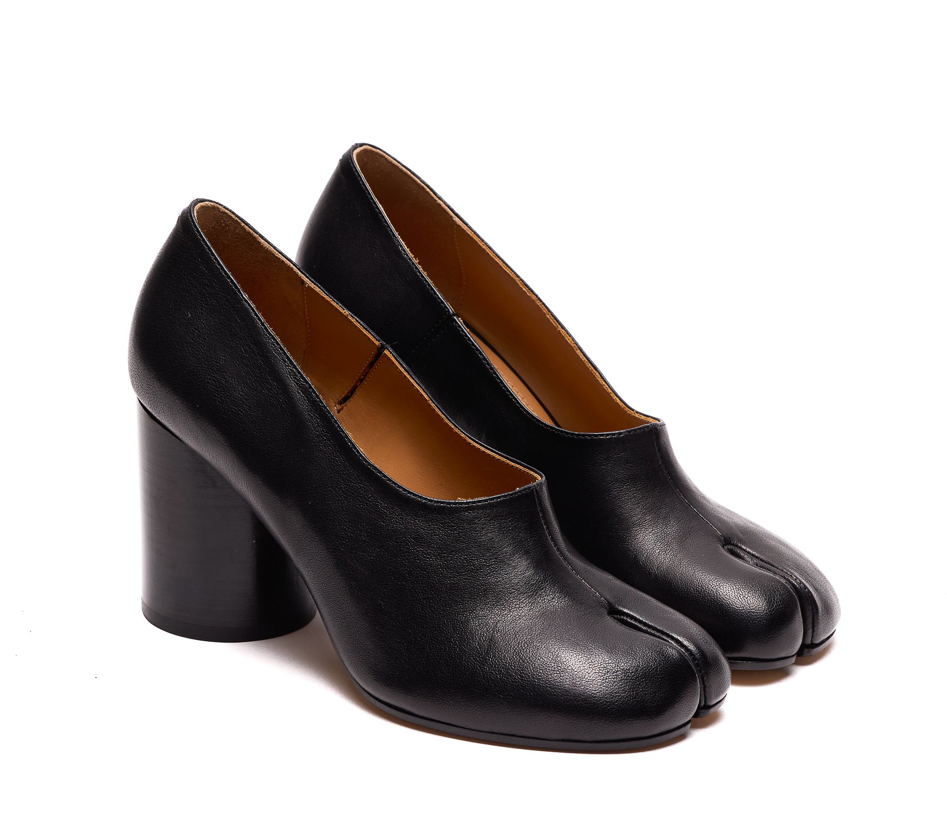 Maison Margiela With Heel Black Leather