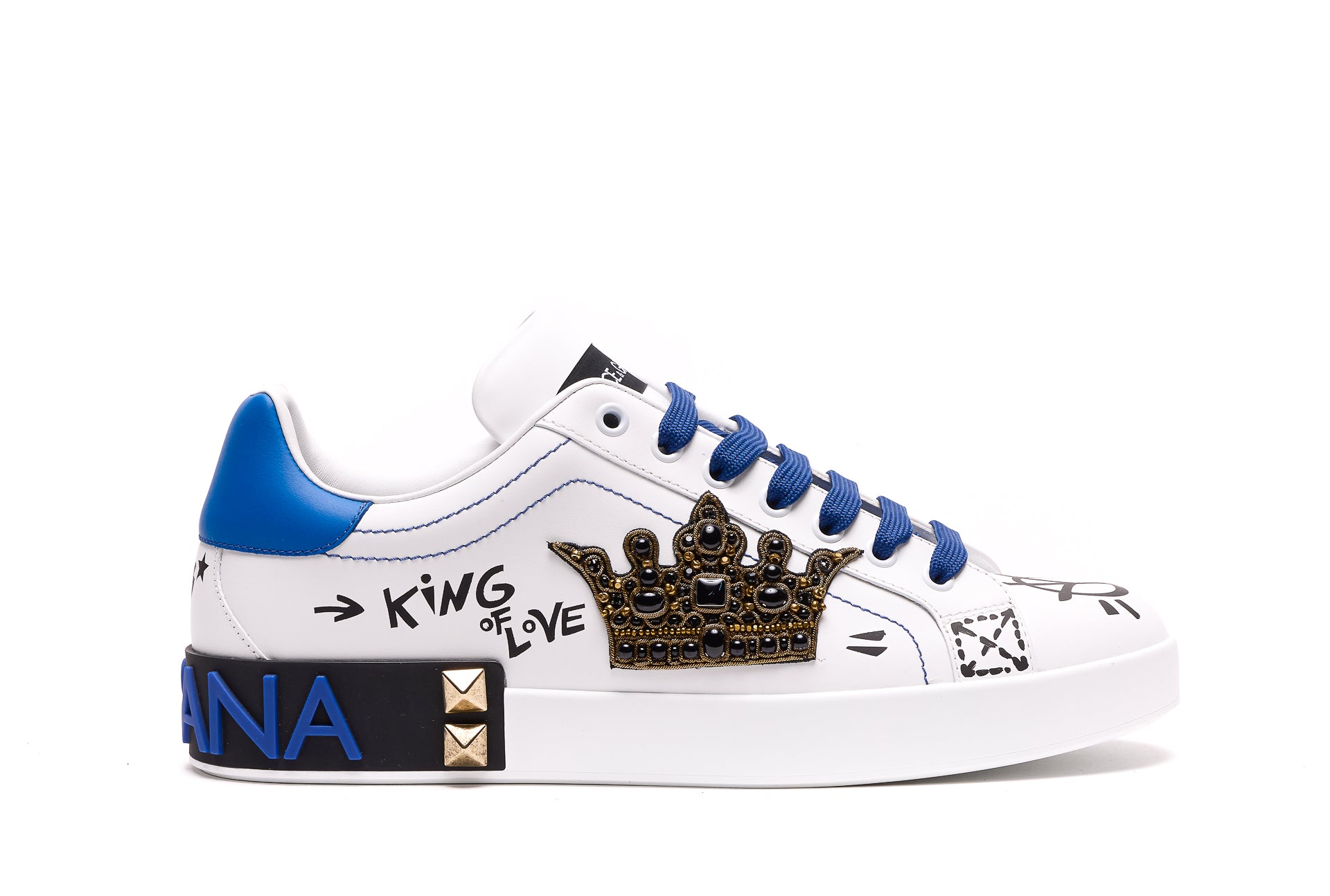 Dolce & Gabbana Sneakers Blue Leather