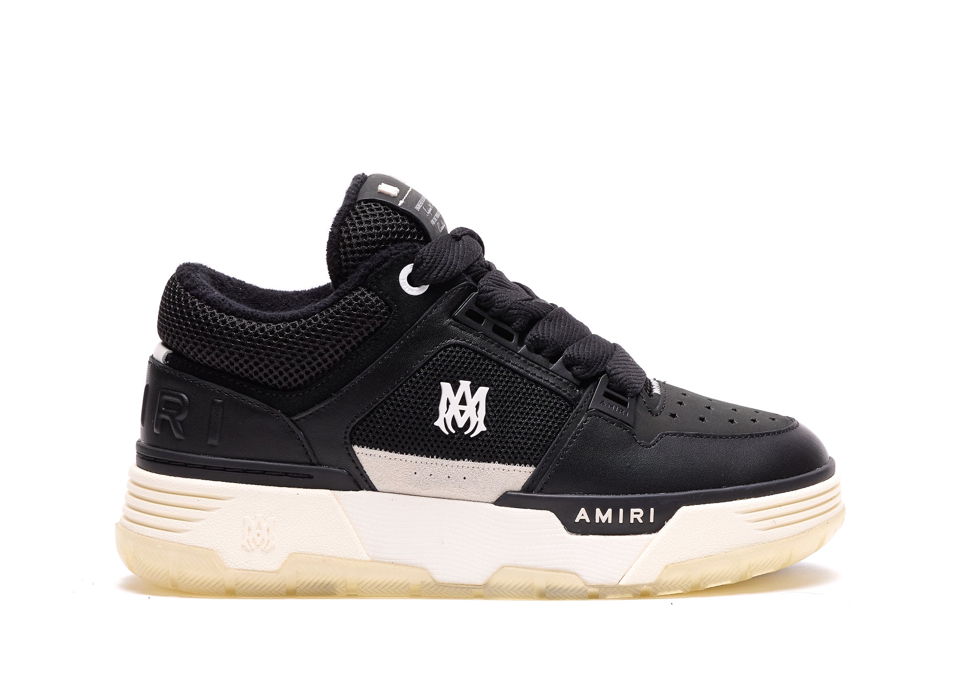 Amiri Sneakers Black Leather And Suede