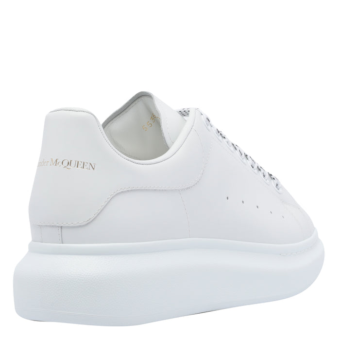 Alexander Mcqueen White Calf Leather/ Rubber Sole