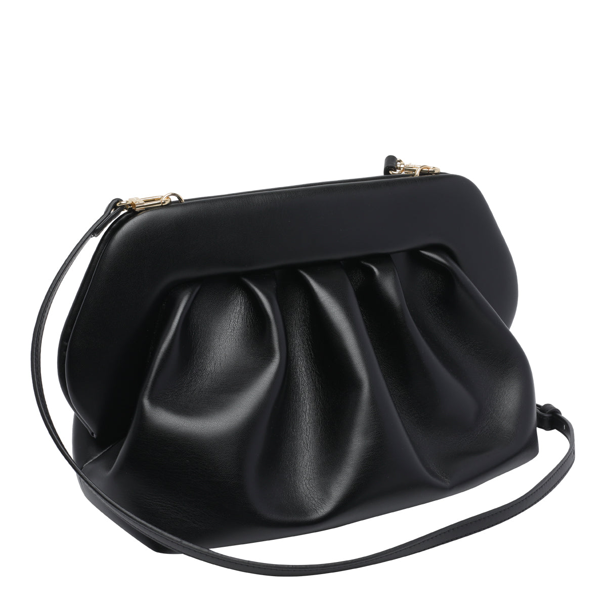 THE MOIRE Bags Black Vegan Fabric