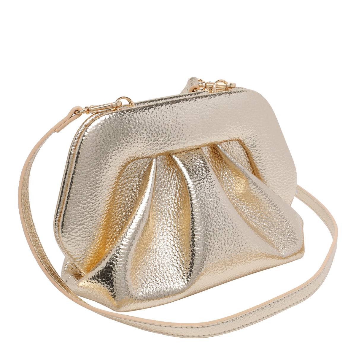 THE MOIRE Bags Golden Vegan Fabric