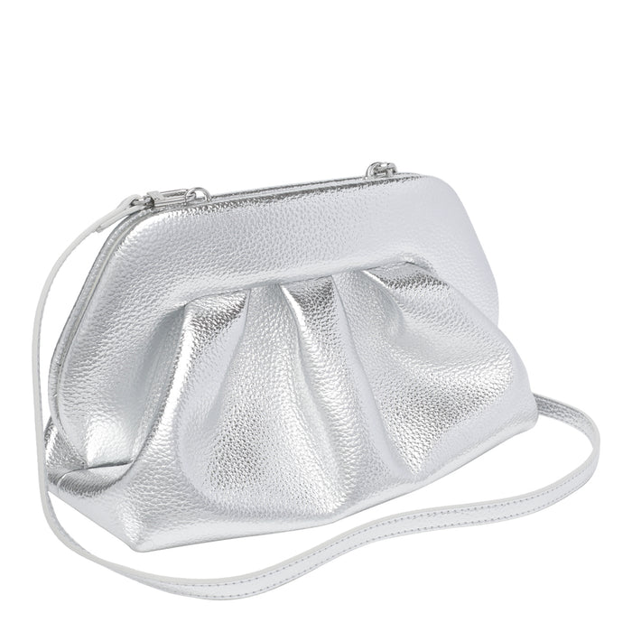 THE MOIRE Bags Silver Vegan Fabric