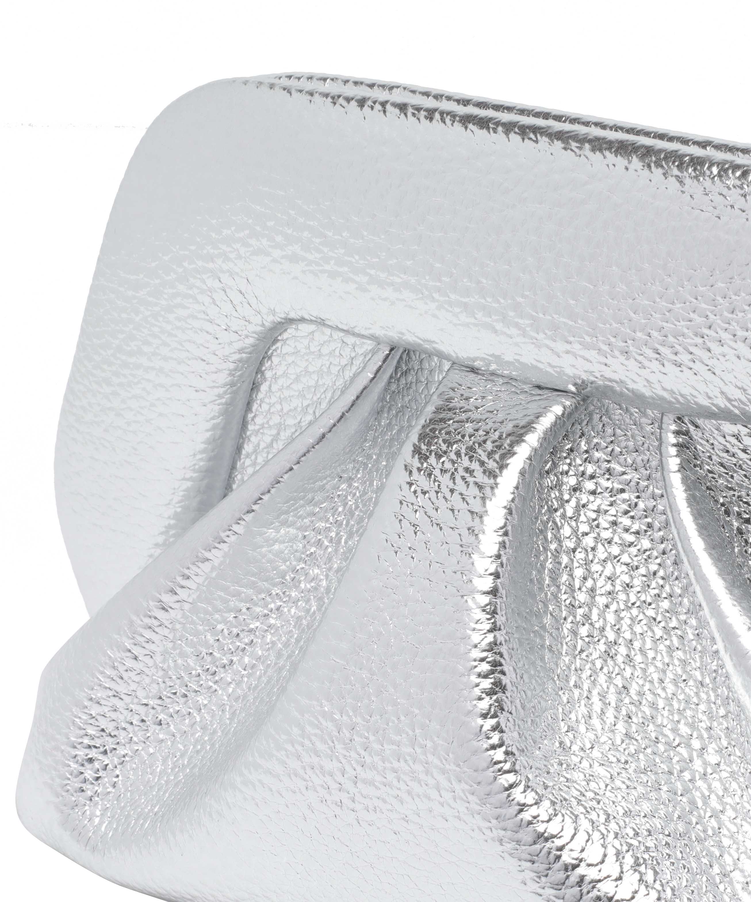 THE MOIRE Bags Silver Vegan Fabric