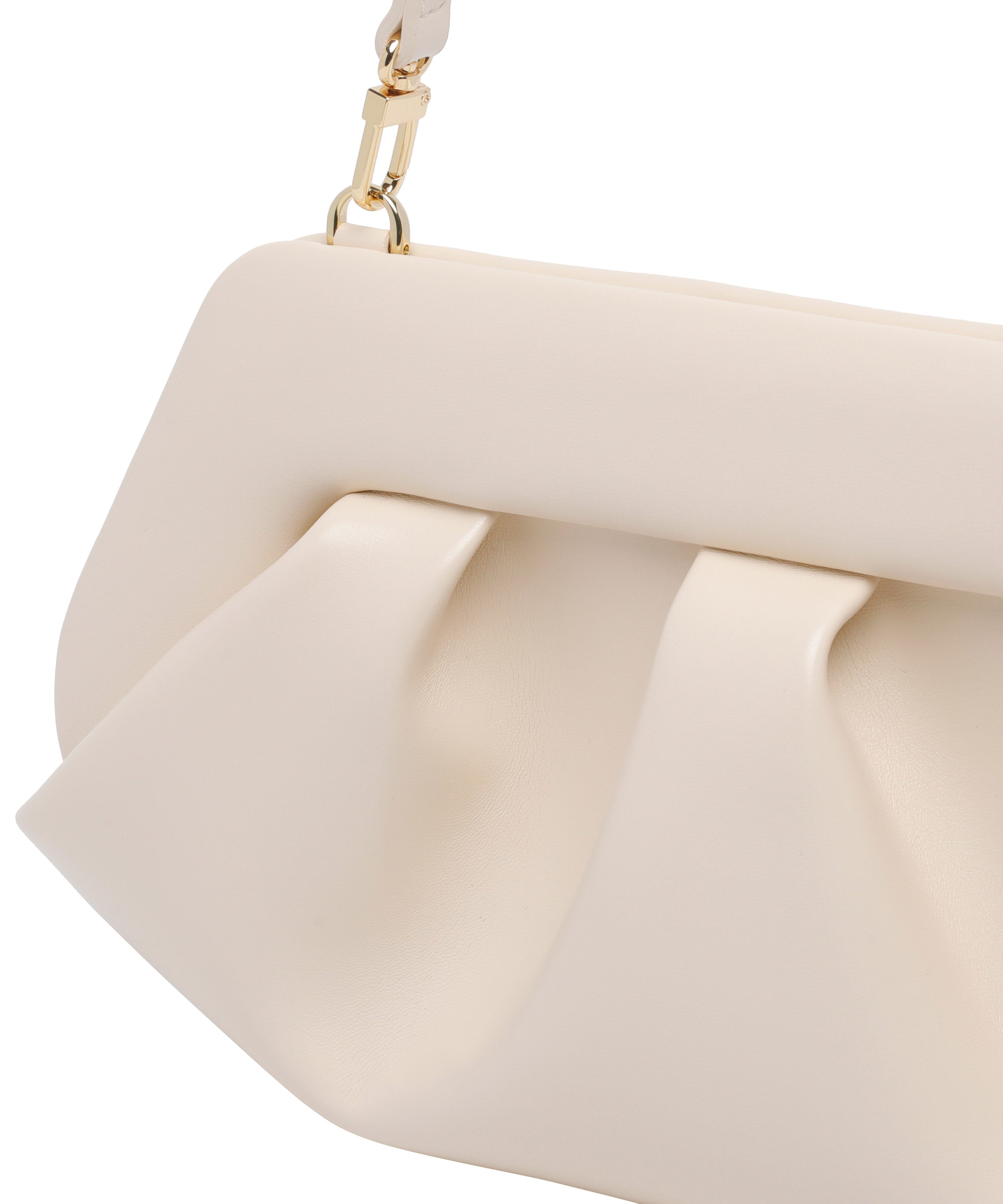 THE MOIRE Bags White Vegan Fabric