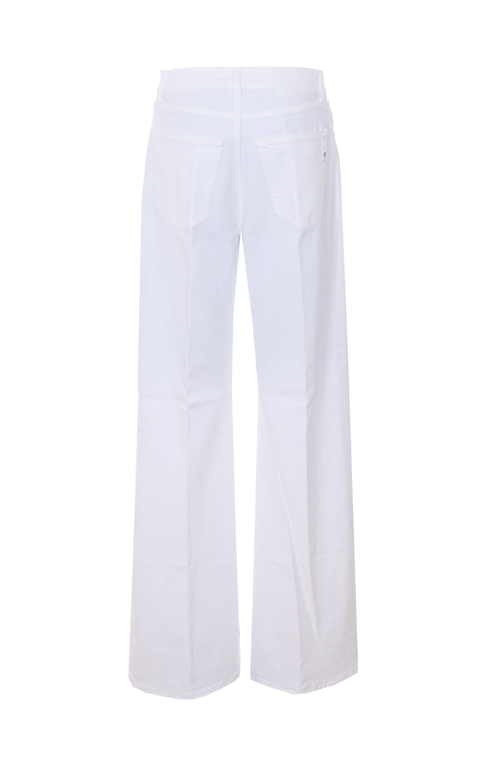 Dondup Jeans White Cotton