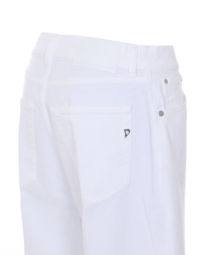 Dondup Jeans White Cotton