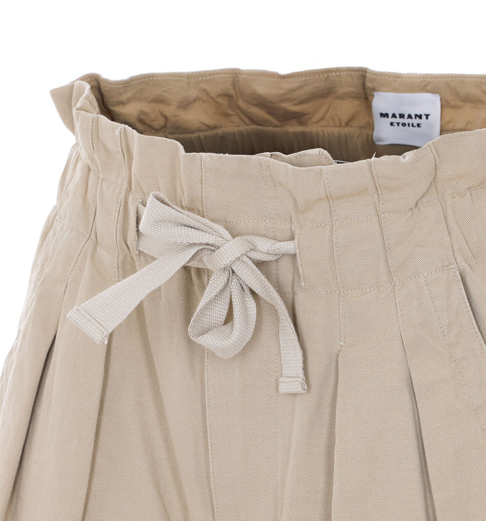 Isabel Marant Etoile Shorts Beige Cotton