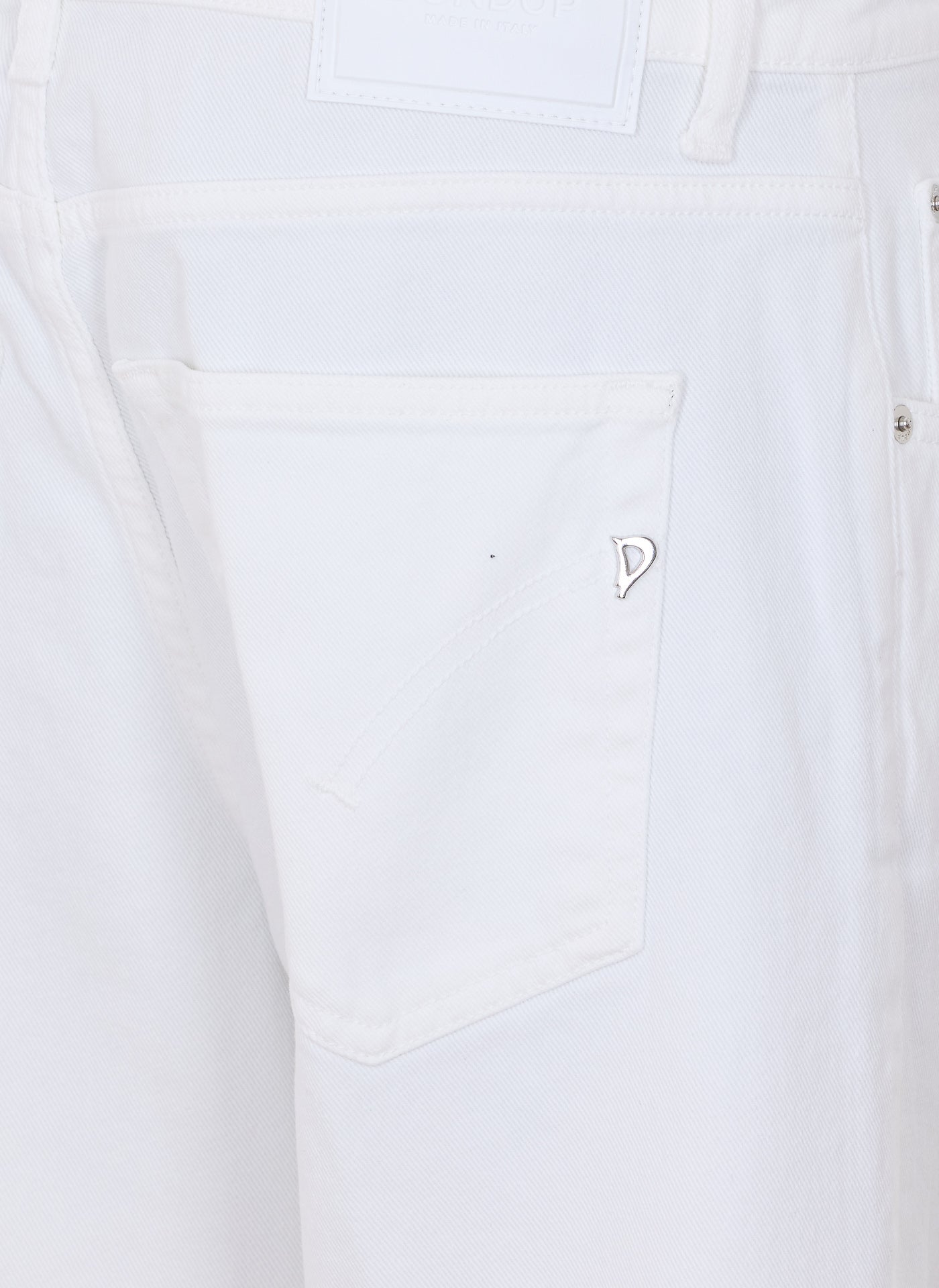 Dondup Jeans White Cotton