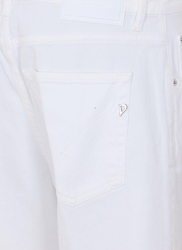 Dondup Jeans White Cotton