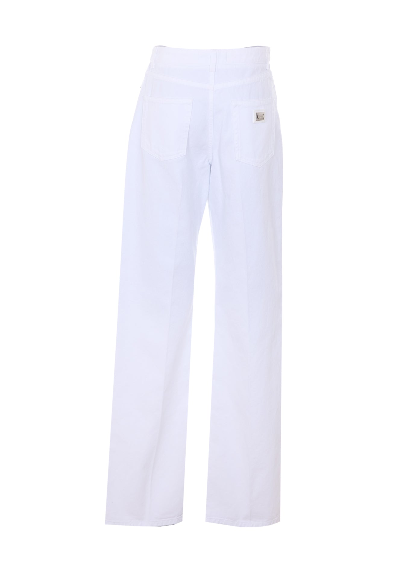Dolce & Gabbana Trousers White Cotton