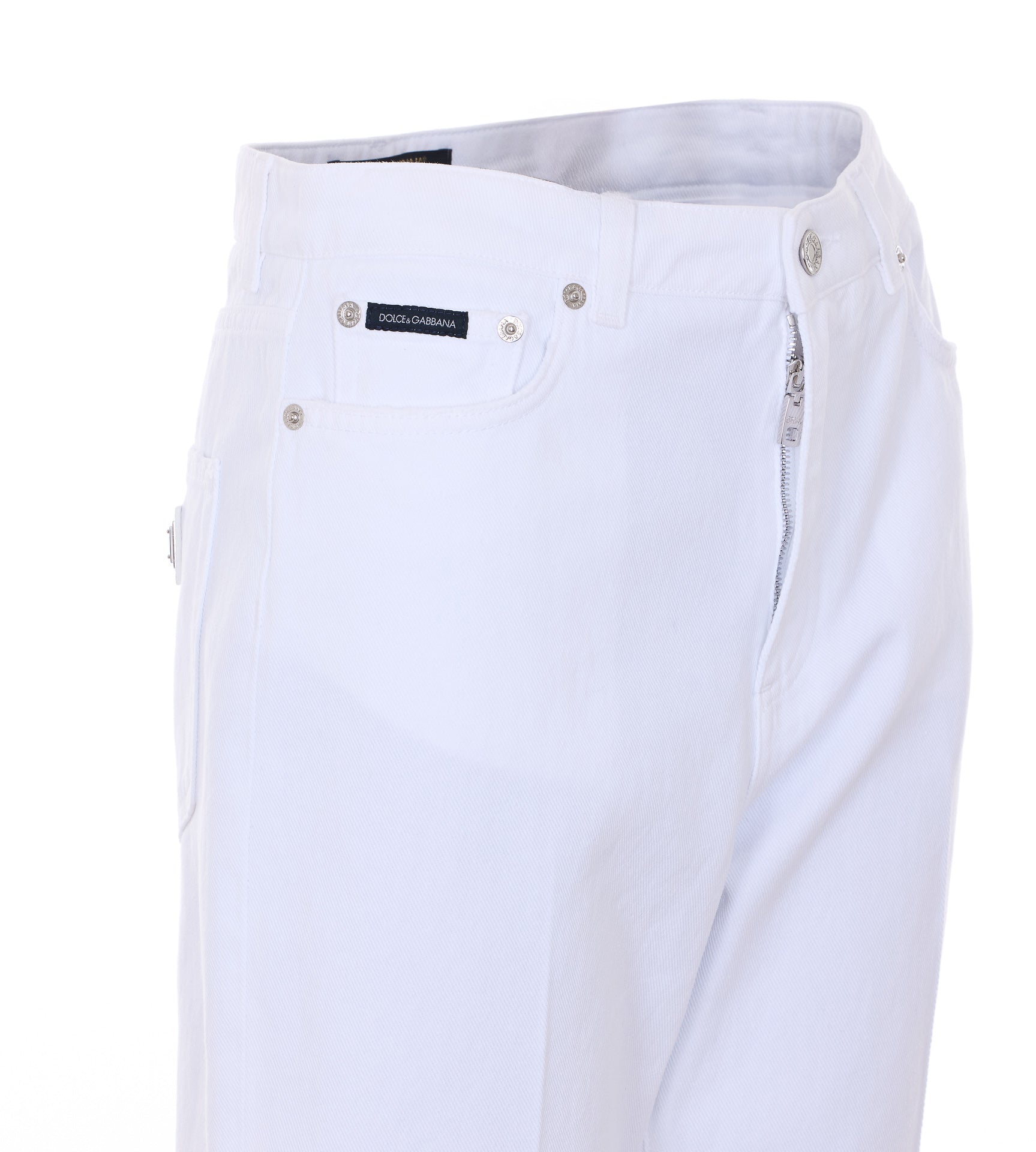Dolce & Gabbana Trousers White Cotton