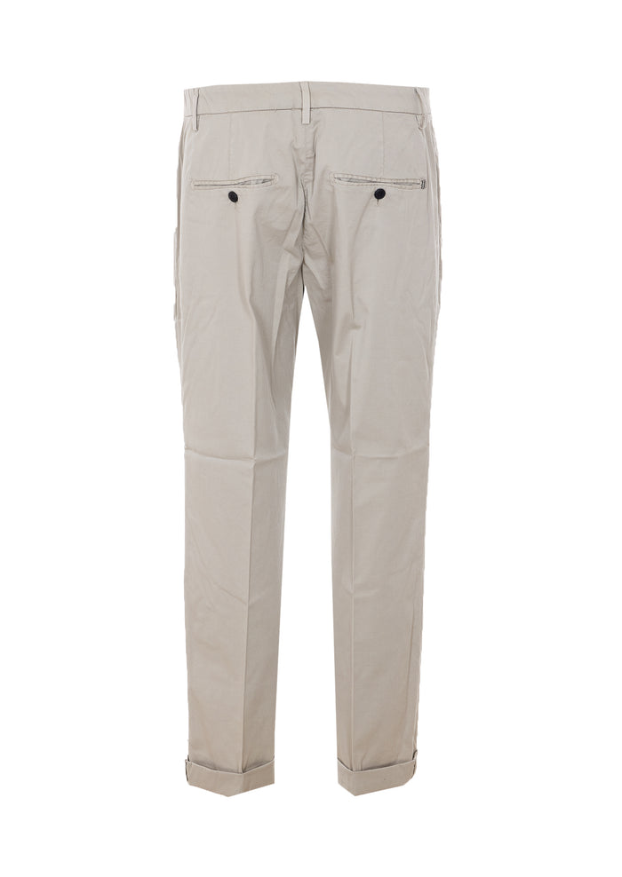 Dondup Trousers Grey Cotton