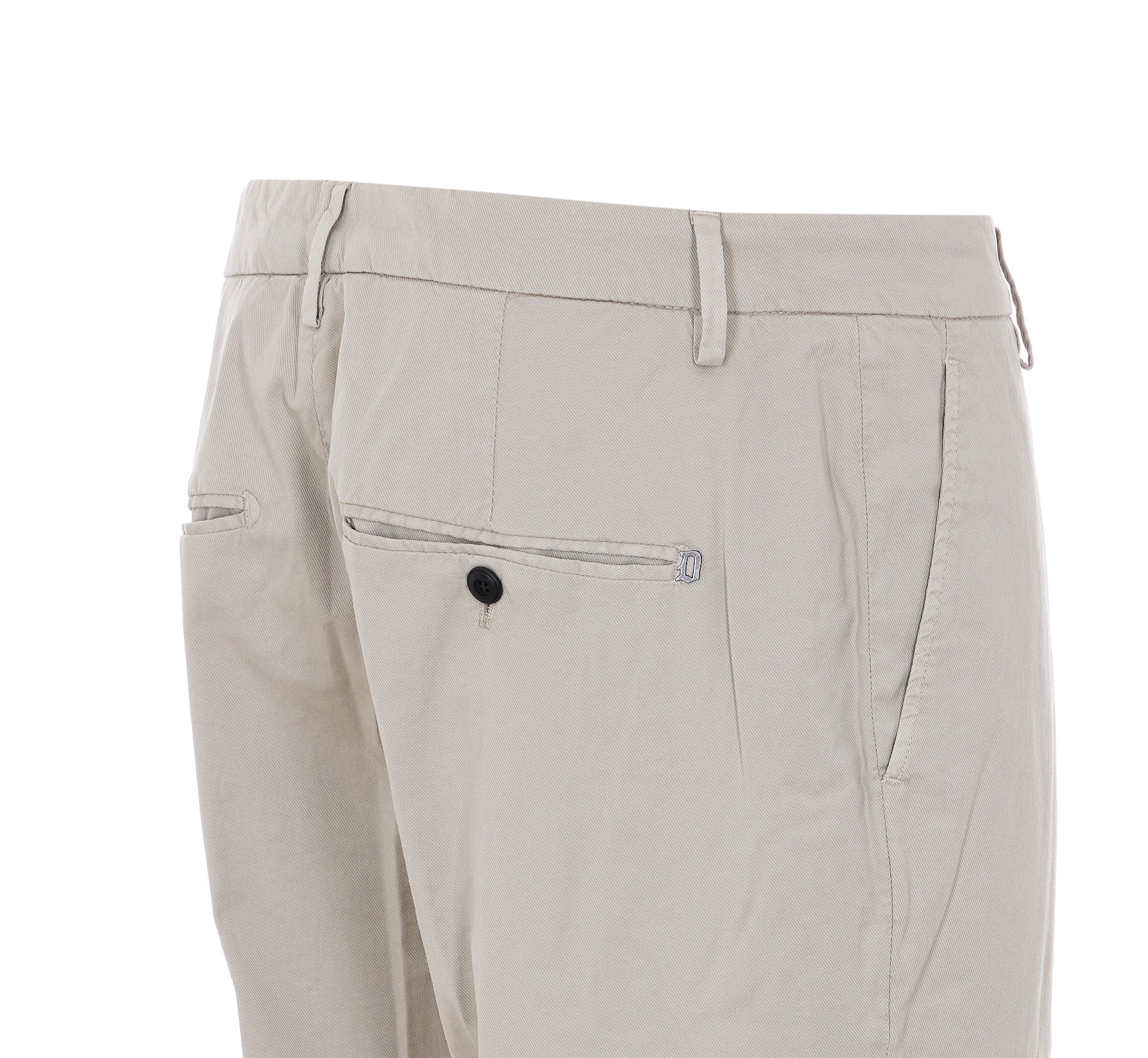 Dondup Trousers Grey Cotton