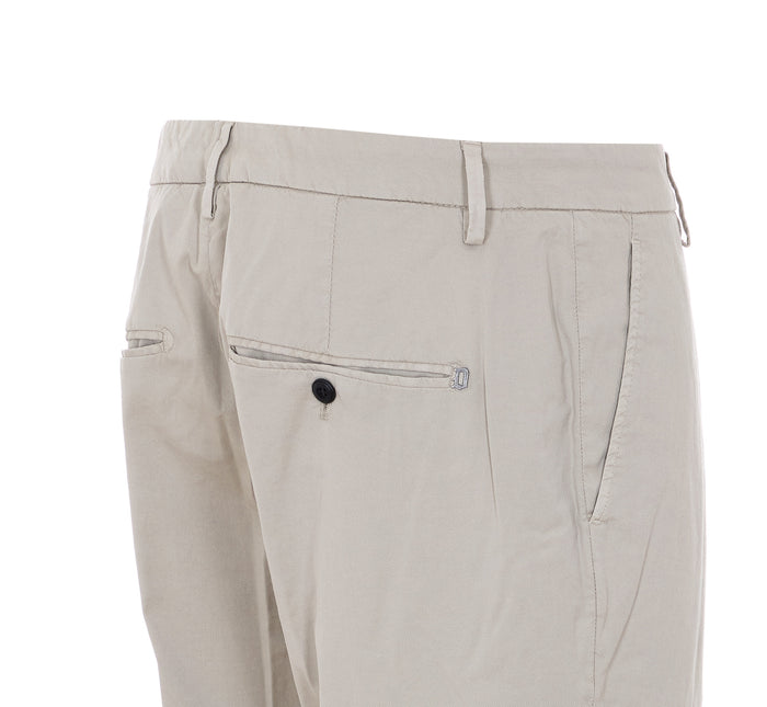 Dondup Trousers Grey Cotton