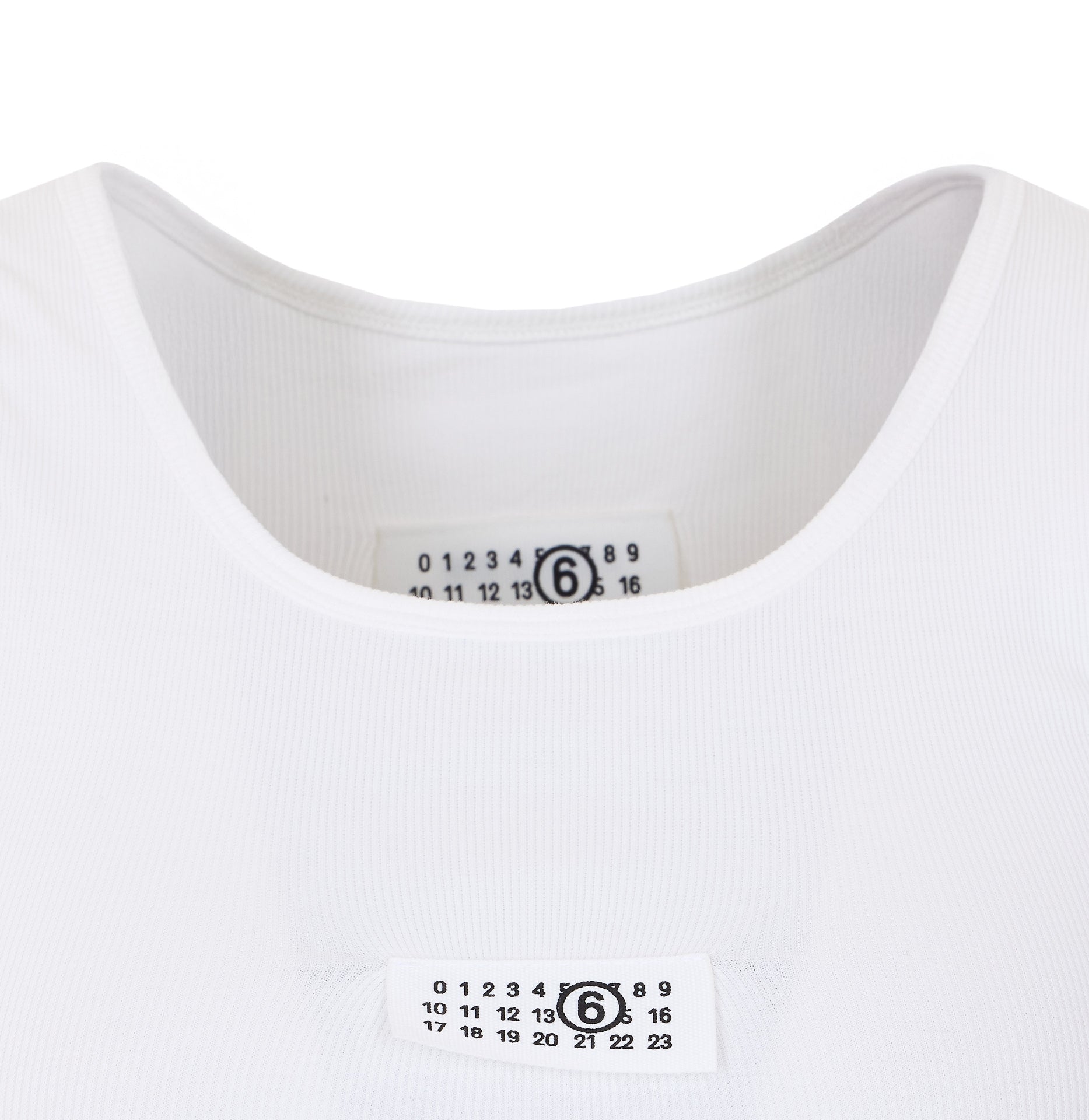 MM6 Maison Margiela Top White Cotton